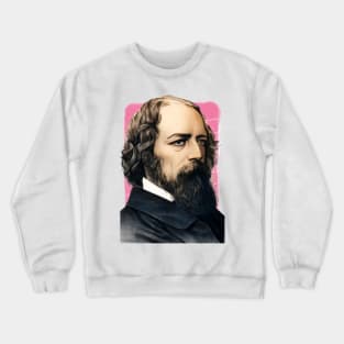 English Poet Alfred Tennyson illustration Crewneck Sweatshirt